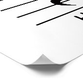 Houshを使用した音楽記譜法の残り ポスター (角)