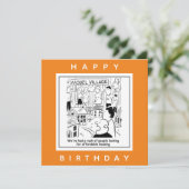 Housing Cartoon買に手頃注目 カード (スタンド正面)