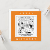 Housing Cartoon買に手頃注目 カード (正面/裏面インサイチュ)