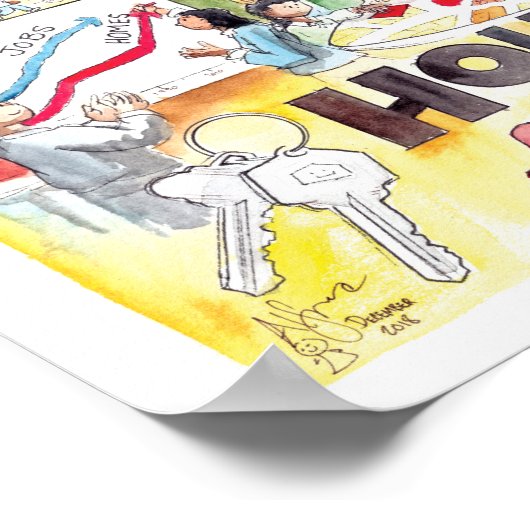 Housing for All poster ポスター (角)