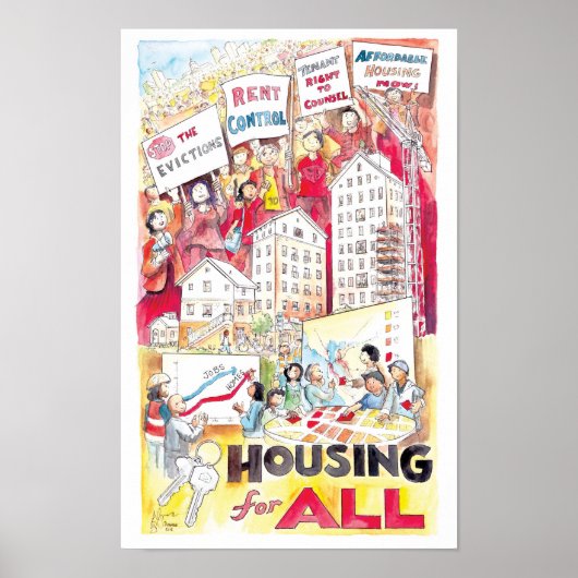 Housing for All poster ポスター (正面)