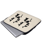 Housse d'Ordinateur Portable - Abstrait Dual Face ラップトップスリーブ (正面下部)