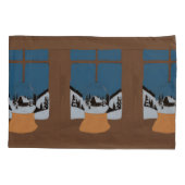 Housse d'Oreiller Hivernale - Boule à Neige 枕カバー (裏面)