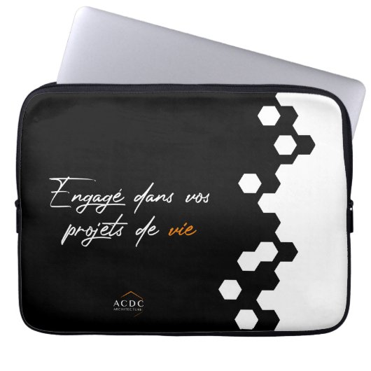Housse pour ordinateur ACDC Architecture ラップトップスリーブ (正面)