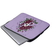 Housse pour Ordinateur Portable Bouquet de Violett ラップトップスリーブ (正面下部)