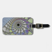 Housse Pour Ordinateur Portable Fractale texture v ラゲッジタグ (正面横)