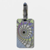 Housse Pour Ordinateur Portable Fractale texture v ラゲッジタグ (裏面縦)