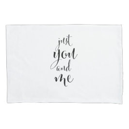 Housse Saint-Valentin Élégante "Just You and Me"  枕カバー