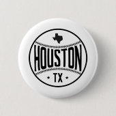 Houston Baseball Themed 缶バッジ (正面)