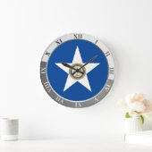 Houston flag Large Clock ラージ壁時計 (ホーム)