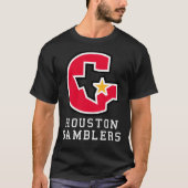 Houston Gamblersロゴ Tシャツ (正面)