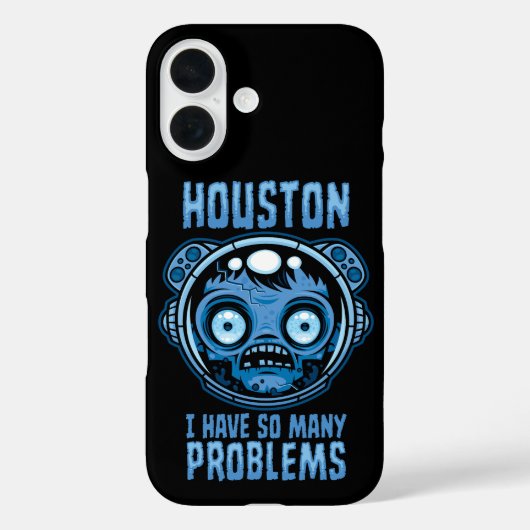 Houston I Have So Many Problems Astronaut Case-Mate iPhoneケース (裏面)