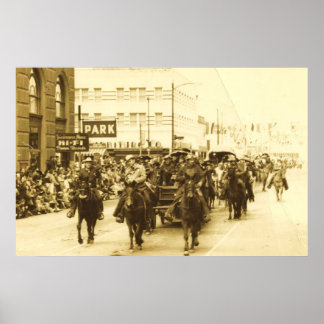 HOUSTON LIVESTOCK SHOW RODEO PARADE POSTER PRINT ポスター