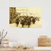 HOUSTON LIVESTOCK SHOW RODEO PARADE POSTER PRINT ポスター (キッチン)