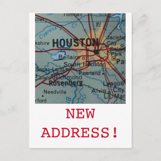 Houston New Addressのお知らせ 案内ポストカード (正面)