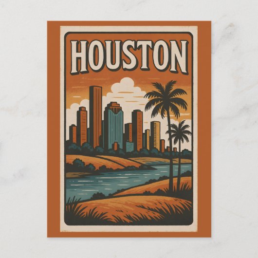 HOUSTON Postcard ポストカード (正面)