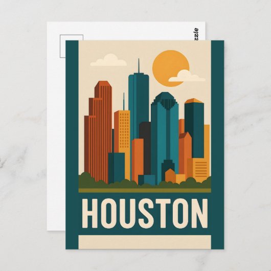 HOUSTON Postcard  ポストカード (正面/裏面)