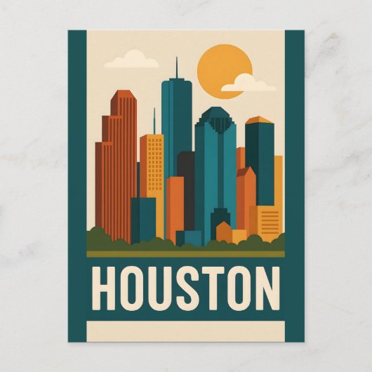HOUSTON Postcard ポストカード (正面)