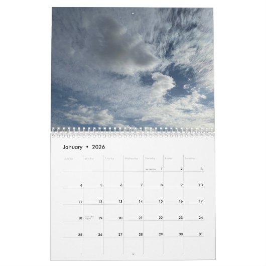 Houston Skies Calendar カレンダー (1月 2026)
