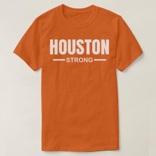 Houston Strong Community Strength祈りの言葉サポート Tシャツ (デザイン正面)