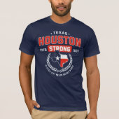 Houston Strong Texas Heritage Vintage Sports Tシャツ (正面)