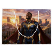 HOUSTON - SUPERHERO ラージペーパーバッグ (裏面)