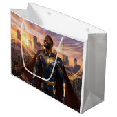 HOUSTON - SUPERHERO ラージペーパーバッグ (正面アングル)