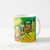 Houston Texas Greeting Postcard Mug コーヒーマグカップ (正面右)