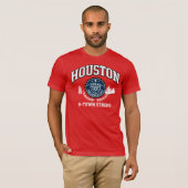 Houston Texas Space City Tシャツ (正面フル)