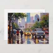 Houston Texas Travel ポストカード (正面/裏面)