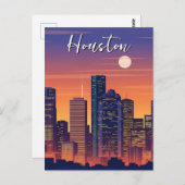 Houston Texas Travel ポストカード (正面/裏面)