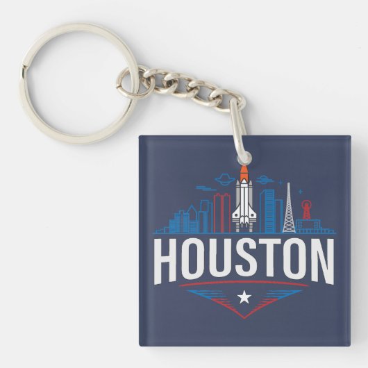 Houston Texas United States of America キーホルダー (正面)