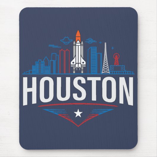 Houston Texas United States of America マウスパッド (正面)