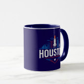 Houston Texas United States of America マグカップ (正面右)