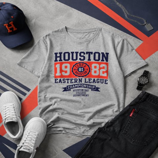 Houston Texas Urban Sports Vintage Graphic Tシャツ