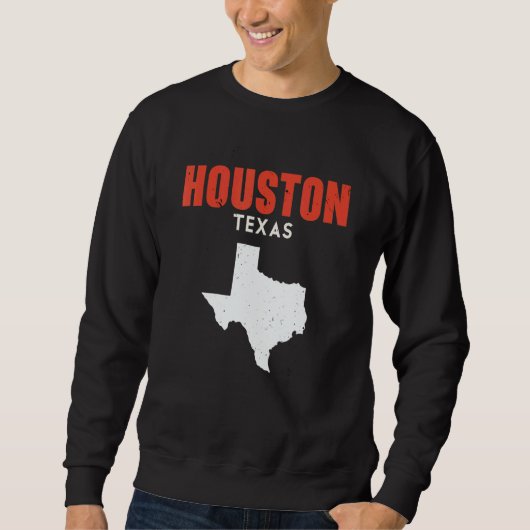 Houston Texas USA State America Travel Texan スウェットシャツ (正面)