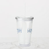 Houston Tile, Blue Tile, Houston Texas アクリルタンブラー (右)