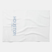 Houston Tile, Blue Tile, Houston Texas キッチンタオル (横)