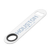 Houston Tile, Blue Tile, Houston Texas スピード栓抜き (正面アングル)