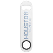 Houston Tile, Blue Tile, Houston Texas スピード栓抜き (正面)