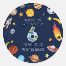 Houston We Have A 6 Year Old 6th Birthday Party