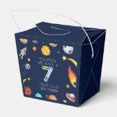 Houston We Have A 7 Year Old 7th Birthday Party フェイバーボックス (裏面サイド)