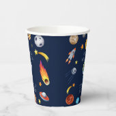 Houston We Have A 9 Year Old 9th Birthday Party 紙コップ (左)