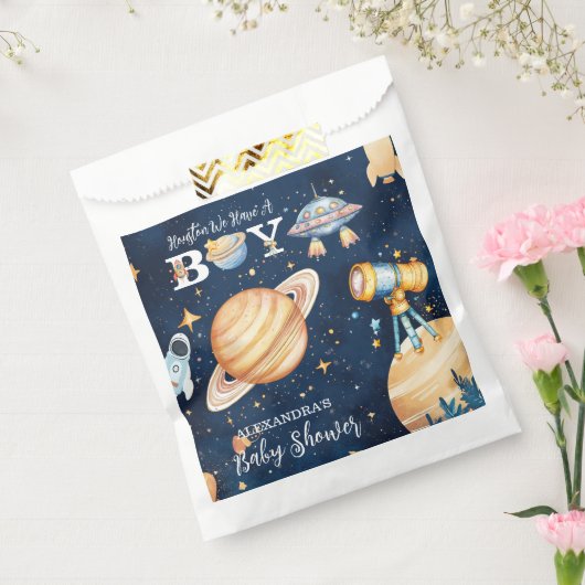 Houston We Have A Boy Outer Space フェイバーバッグ (封をした状態)