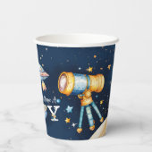 Houston We Have A Boy Outer Space 紙コップ (裏面)