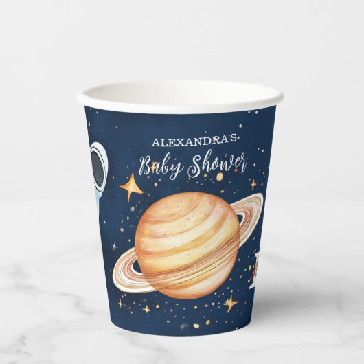 Houston We Have A Boy Outer Space 紙コップ (正面)
