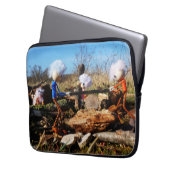 Houtzagerij van de Fubby's. ラップトップスリーブ (正面左)