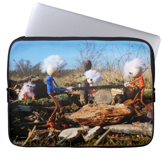 Houtzagerij van de Fubby's. ラップトップスリーブ (正面)