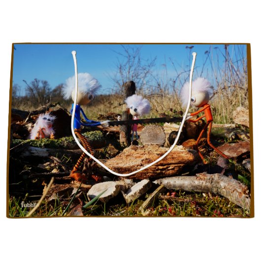 Houtzagerij van de Fubby's. ラージペーパーバッグ (正面)