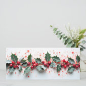 houx rouge sur fond blanc  (スタンド正面)